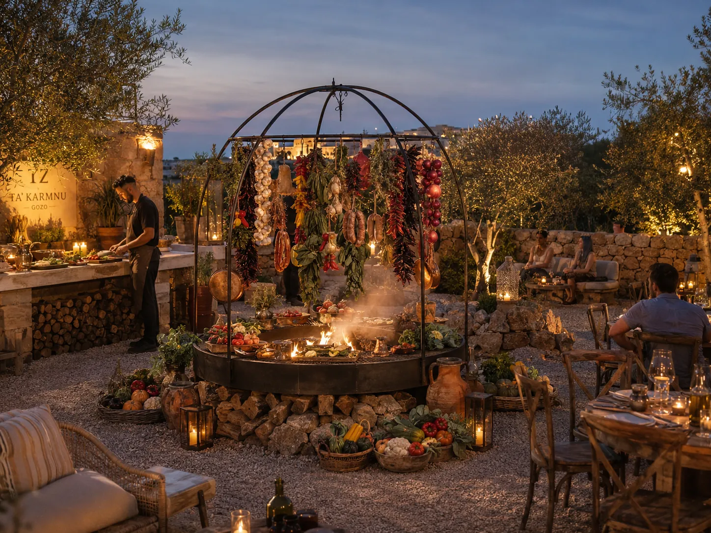 The fire feast