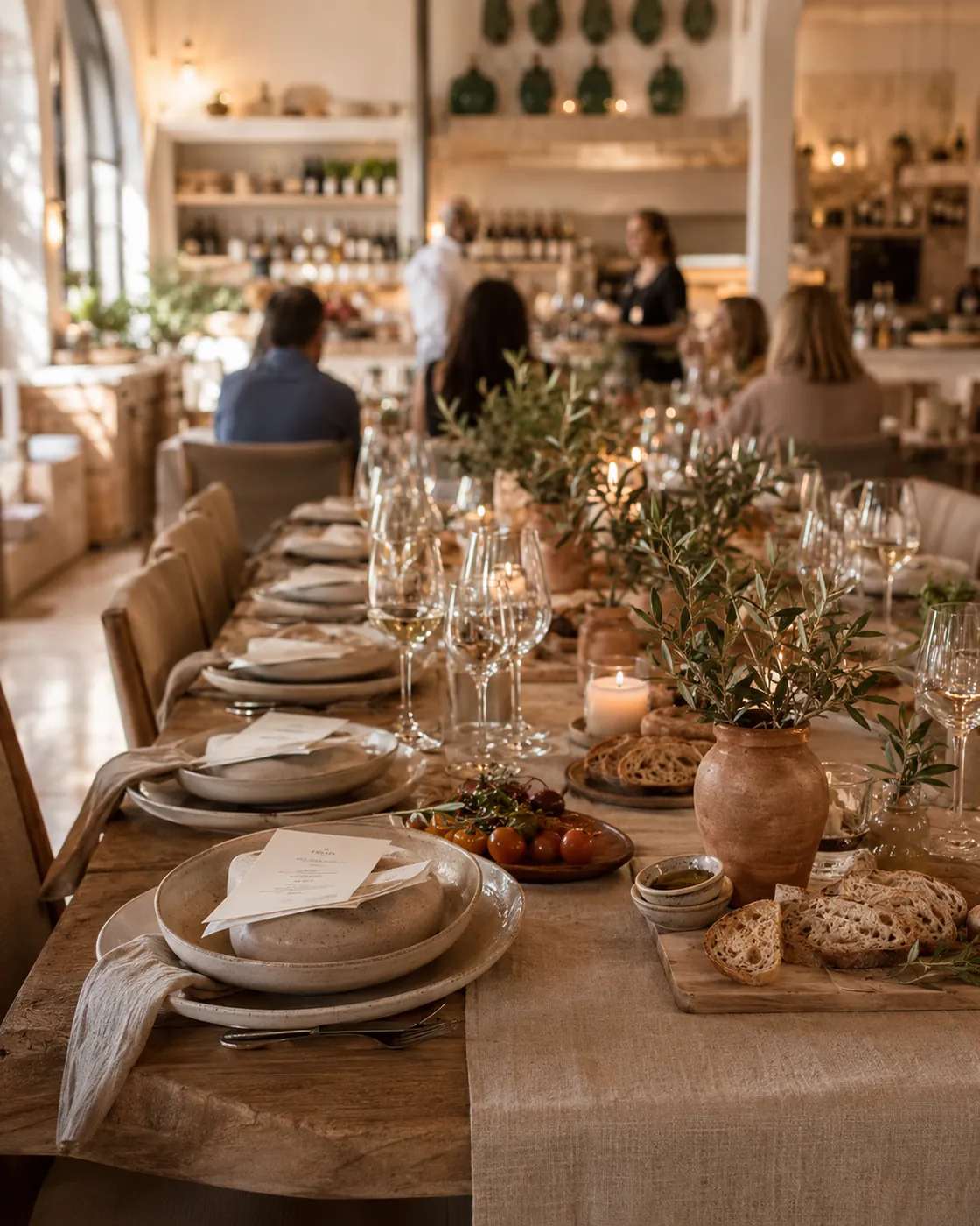 The long table by day
