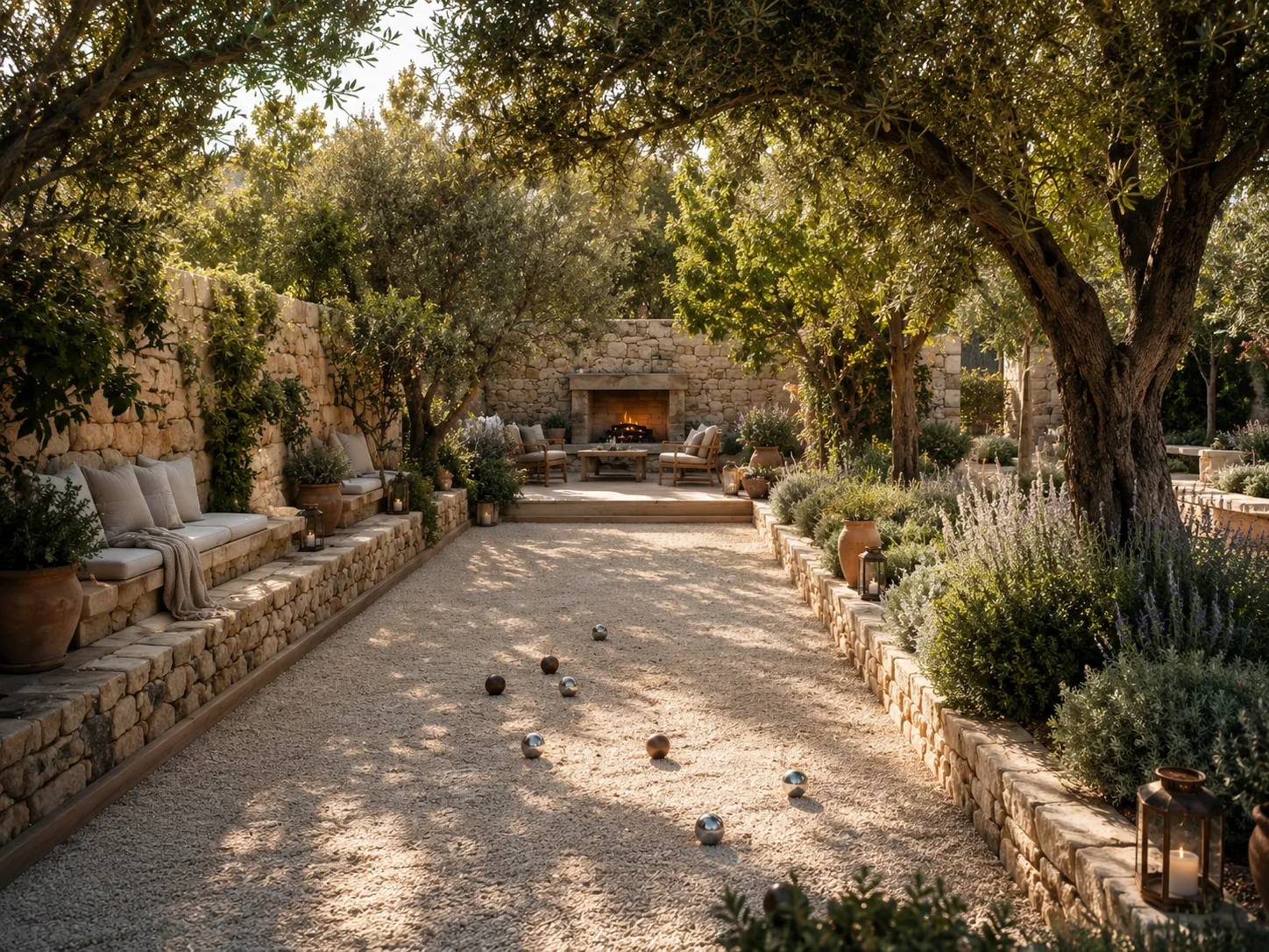 Bocce court