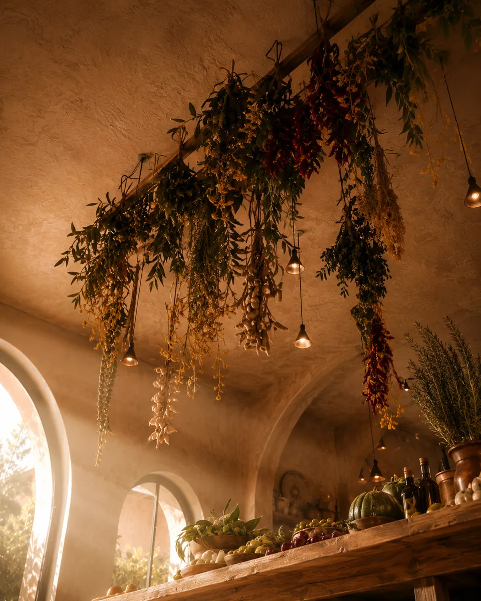 Drying herbs