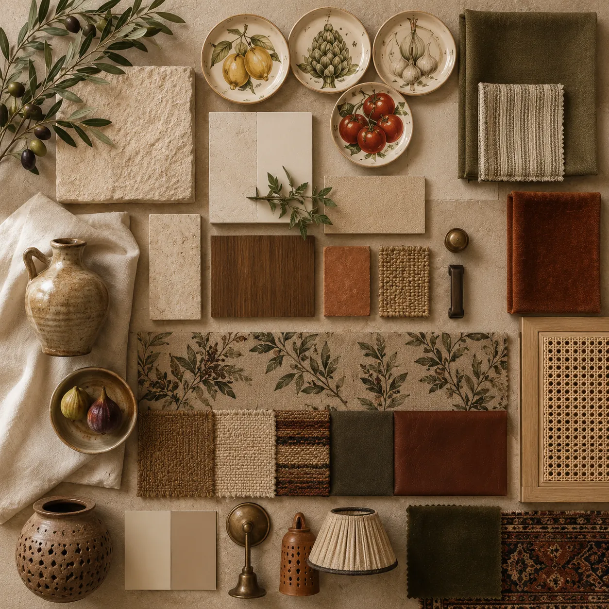 Materials flatlay